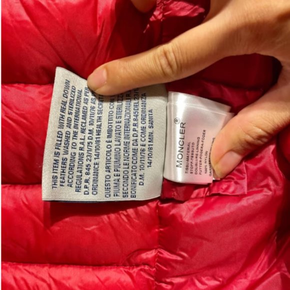 Hot Pink Moncler Lisette Down Coat Size 0 - Picture 6 of 11